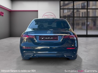 Mercedes classe e 220 d 9g-tronic amg line occasion cannes (06) simplicicar simplicibike france
