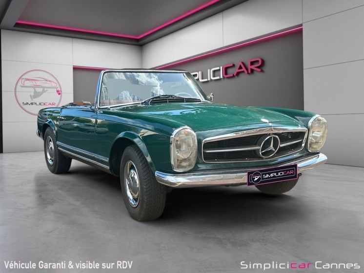 Mercedes  230 sl full entretien mercedes occasion cannes (06) simplicicar simplicibike france