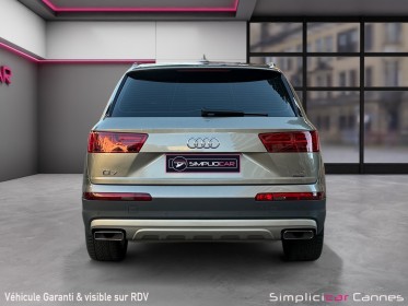 Audi q7 q7 3.0 v6 tdi clean diesel 218 tiptronic 8 quattro 7pl s line occasion cannes (06) simplicicar simplicibike france