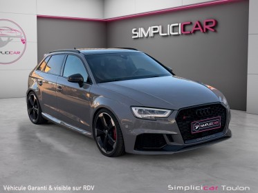 Audi rs3 sportback 2.5 tfsi 400 s tronic 7 quattro toit ouvrant occasion simplicicar toulon est simplicicar simplicibike france
