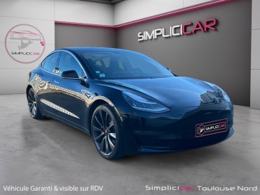 Tesla model 3 performance long range dual motor awd toit panoramique garantie constructeur 2028 occasion simplicicar toulouse...