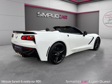 Chevrolet corvette cabriolet c7 6.2 v8 466 ch stingray - garantie 12 mois occasion simplicicar lyon ouest simplicicar...