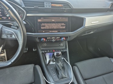 Audi q3 45 tfsie 245 ch s tronic 6 s line caméra attelage carplay led ambiance garantie 12 mois occasion simplicicar valence...