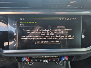 Audi q3 45 tfsie 245 ch s tronic 6 s line caméra attelage carplay led ambiance garantie 12 mois occasion simplicicar valence...