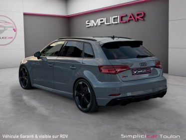 Audi rs3 sportback 2.5 tfsi 400 s tronic 7 quattro toit ouvrant occasion simplicicar toulon est simplicicar simplicibike france