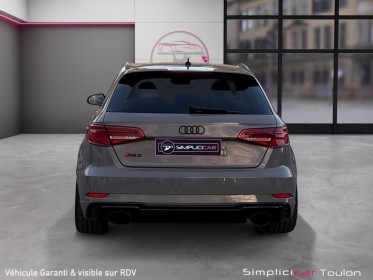Audi rs3 sportback 2.5 tfsi 400 s tronic 7 quattro toit ouvrant occasion simplicicar toulon est simplicicar simplicibike france