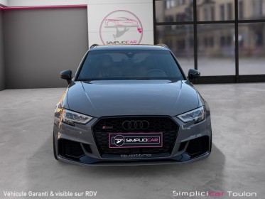 Audi rs3 sportback 2.5 tfsi 400 s tronic 7 quattro toit ouvrant occasion simplicicar toulon est simplicicar simplicibike france