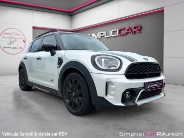 Mini countryman f60 lci 190 ch all4 bva8 sd black chili occasion réunion ville st pierre simplicicar simplicibike france
