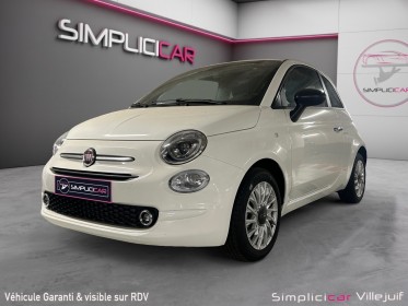 Fiat 500 70ch gelato, carplay, radar av/ar, climatisation, garantie 12 mois. occasion simplicicar villejuif  simplicicar...