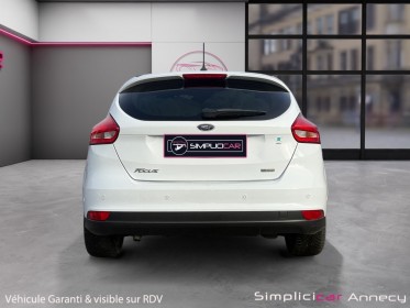 Ford focus 1.0 ecoboost 125 ss titanium, pack hiver, pack city, garantie 12 mois occasion simplicicar annecy simplicicar...