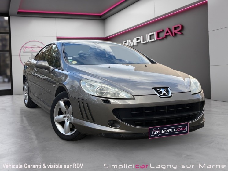 Peugeot 407 coupe 2.2e 16v 163 ch griffe - radars de recul - regulateur limiteur de vitesse - retroviseurs electriques...