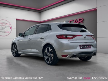 Renault megane iv berline tce 205 energy gt carplay led d'ambiance régulateur garantie 12 mois occasion simplicicar poitiers...