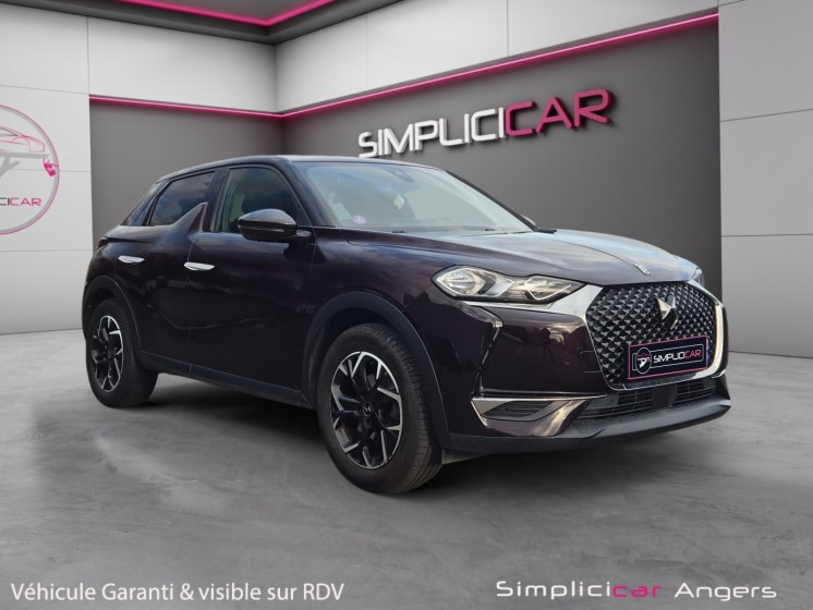 Citroen ds3 so chic / carplay / garantie 12 mois occasion simplicicar angers simplicicar simplicibike france