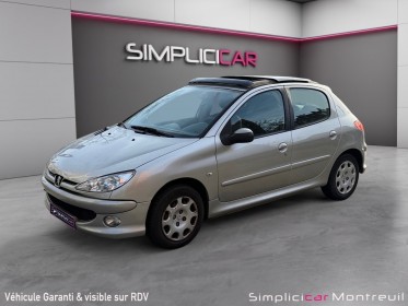 Peugeot 206 1.4e 16v style/toit ouvrant/suivi, historique complet/garantie 12 mois occasion montreuil (porte de...