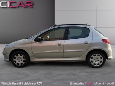 Peugeot 206 1.4e 16v style/toit ouvrant/suivi, historique complet/garantie 12 mois occasion montreuil (porte de...