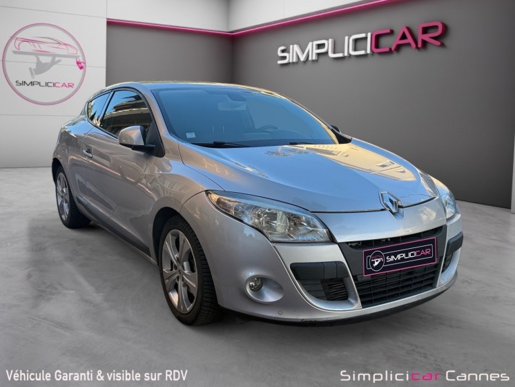 Renault megane iii coupe dci 130 fap eco2 bose euro 5 occasion cannes (06) simplicicar simplicibike france