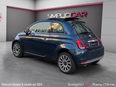 Fiat 500 my17 0.9 85 ch twinair ss lounge/ toit ouvrant / carplay / sieges en cuir occasion paris 17ème (75)(porte maillot)...