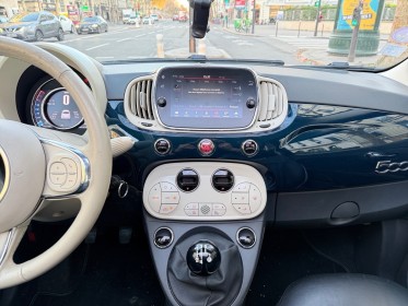 Fiat 500 my17 0.9 85 ch twinair ss lounge/ toit ouvrant / carplay / sieges en cuir occasion paris 17ème (75)(porte maillot)...