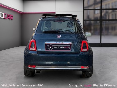 Fiat 500 my17 0.9 85 ch twinair ss lounge/ toit ouvrant / carplay / sieges en cuir occasion paris 17ème (75)(porte maillot)...
