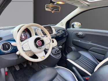 Fiat 500 my17 0.9 85 ch twinair ss lounge/ toit ouvrant / carplay / sieges en cuir occasion paris 17ème (75)(porte maillot)...