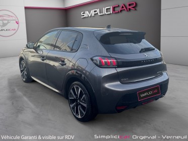 Peugeot 208 gt line 100ch / eat8 / virtual cockpit / caméra 180° / carplay  android auto / distrib ok occasion simplicicar...