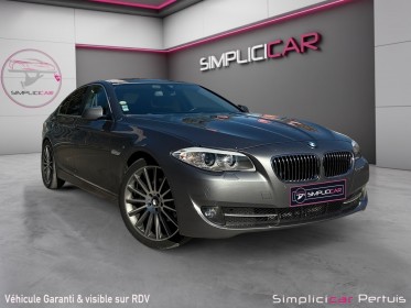 Bmw serie 5 f10 520d 184ch luxe a caméra de recul radar de stationnement avant arriere start and stop garantie 12 mois...