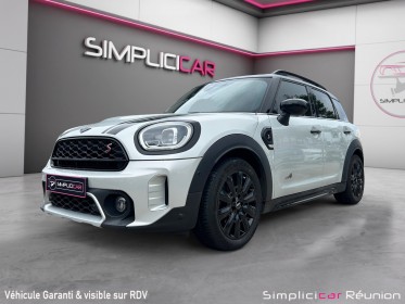 Mini countryman f60 lci 190 ch all4 bva8 sd black chili occasion réunion ville st pierre simplicicar simplicibike france