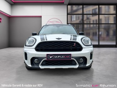 Mini countryman f60 lci 190 ch all4 bva8 sd black chili occasion réunion ville st pierre simplicicar simplicibike france