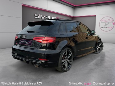 Audi rs3 sportback 400ch quattro - full black - full - immat fr - faible km - occasion simplicicar compiegne simplicicar...