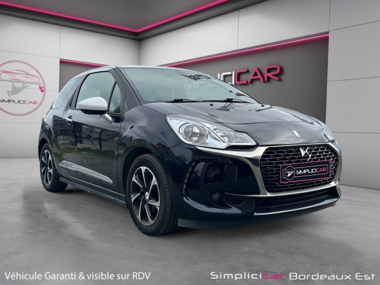 Ds ds 3 1.2 130ch ss bvm6 be chic camera carplay courroie faite garantie 12 mois occasion simplicicar bordeaux  simplicicar...