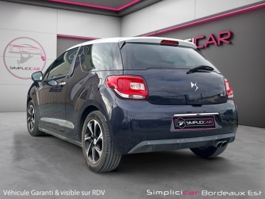Ds ds 3 1.2 130ch ss bvm6 be chic camera carplay courroie faite garantie 12 mois occasion simplicicar bordeaux  simplicicar...