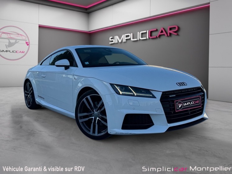 Audi tt coupe 2.0 tfsi 230 ch quattro s tronic 6 s line occasion montpellier (34) simplicicar simplicibike france