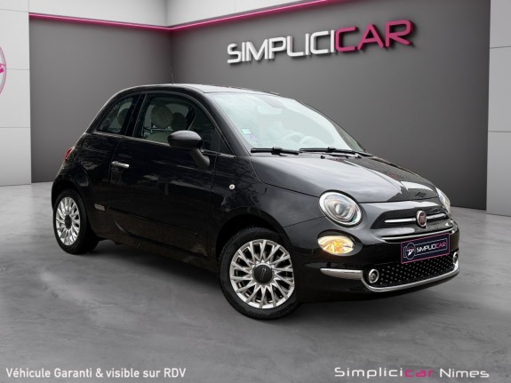 Fiat 500 serie 6 euro 6d 1.2 69 ch eco pack lounge - carplay - régulateur -  garantie 12 mois occasion simplicicar nimes -...