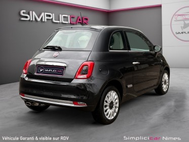 Fiat 500 serie 6 euro 6d 1.2 69 ch eco pack lounge - carplay - régulateur -  garantie 12 mois occasion simplicicar nimes -...