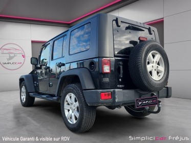 Jeep wrangler 2.8 crd 177 sport unlimited sahara a    attelage   garantie 12 mois occasion simplicicar frejus  simplicicar...