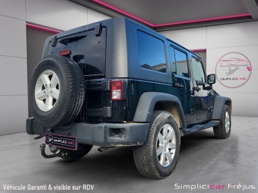 Jeep wrangler 2.8 crd 177 sport unlimited sahara a    attelage   garantie 12 mois occasion simplicicar frejus  simplicicar...
