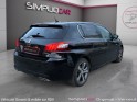 Peugeot 308 130ch ss eat6 gt line/ distribution récente/ caméra de recul occasion simplicicar orgeval  simplicicar...