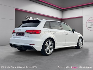 Audi a3 sportback 40 tfsi 190 s tronic 7 s- line carplay sièges et volant chauffant régulateur de vitesse garantie 12 mois...