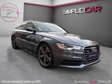 Audi a6 avant 2013 v6 3.0 bitdi dpf 313 quattro s line tiptronic 8 a, caméra ar, toit ouvrant/panoramique, radar av/ar,......