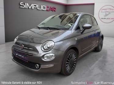 Fiat 500 1.2 8v 69 ch lounge toit ouvrant boite automatiques garantie 12 mois occasion simplicicar le raincy simplicicar...