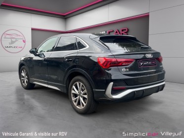 Audi q3 sportback 35 tfsi 150 ch s tronic 7 s line / sline, apple carplay, caméra de recul, garantie 12 mois. occasion...