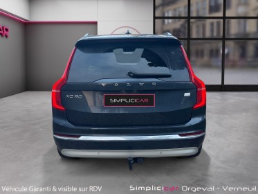 Volvo xc90 inscription luxe recharge t8 awd 310145 ch 7pl attelage/ siègesvolant chauffant / carplay/ occasion simplicicar...