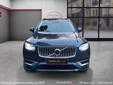 Volvo xc90 inscription luxe recharge t8 awd 310145 ch 7pl attelage/ siègesvolant chauffant / carplay/ occasion simplicicar...