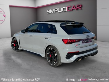 Audi rs3 sportback 2.5 tfsi 400 s tronic 7 quattro immat fr gris nardo freins ceramique toit ouvrant bangolufsen becquet......