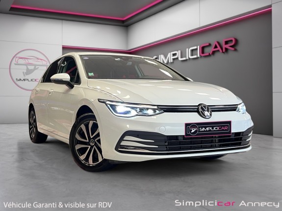 Volkswagen golf viii 1.5 etsi opf 130ch dsg7 active/garantie 12 mois/attelage/1ère main/suivi vw/roue secours occasion...