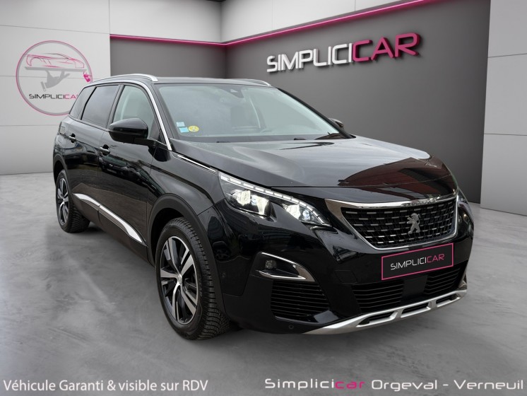 Peugeot 5008 bluehdi 130ch ss eat8 allure/ hayon électrique/ caméra de recul/ 7 places occasion simplicicar orgeval ...