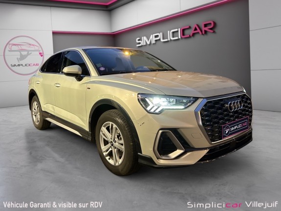 Audi q3 sportback 35 tfsi 150 ch s line, virtual cockpit, radar arrière, bluetooth, garantie 12 mois occasion simplicicar...