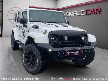 Jeep wrangler 2.8 crd 200 unlimited sahara / prepa bumper / camera / entretien a jour occasion simplicicar salon de provence...