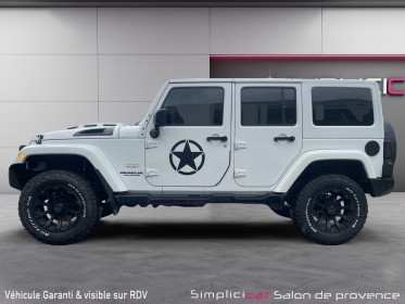 Jeep wrangler 2.8 crd 200 unlimited sahara / prepa bumper / camera / entretien a jour occasion simplicicar salon de provence...