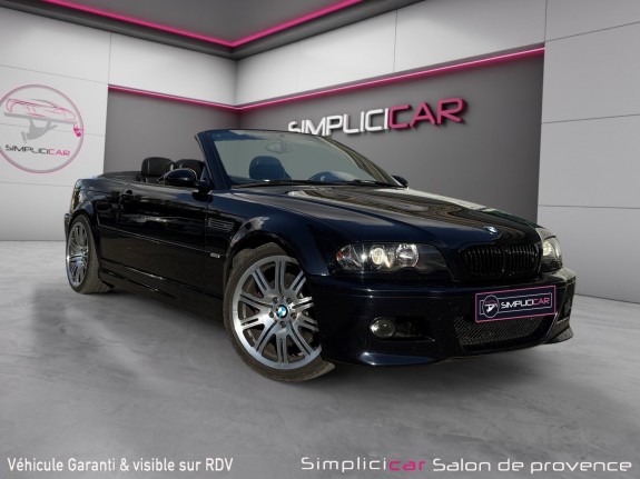 Bmw m3 cab e46 m3 / entretien complet / radars arriÈres / ct ok / rÉvision ok / carrosserie parfaite occasion simplicicar...
